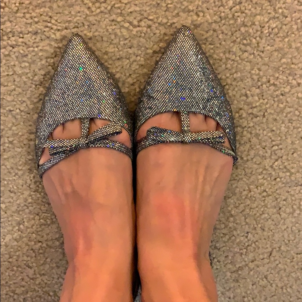 J.Crew sparkling flats size 7.5